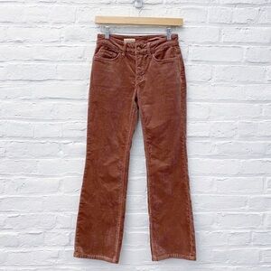 Anthropologie || Pilcro The Yaya Mid-Rise Crop Flare Corduroy Jeans 25